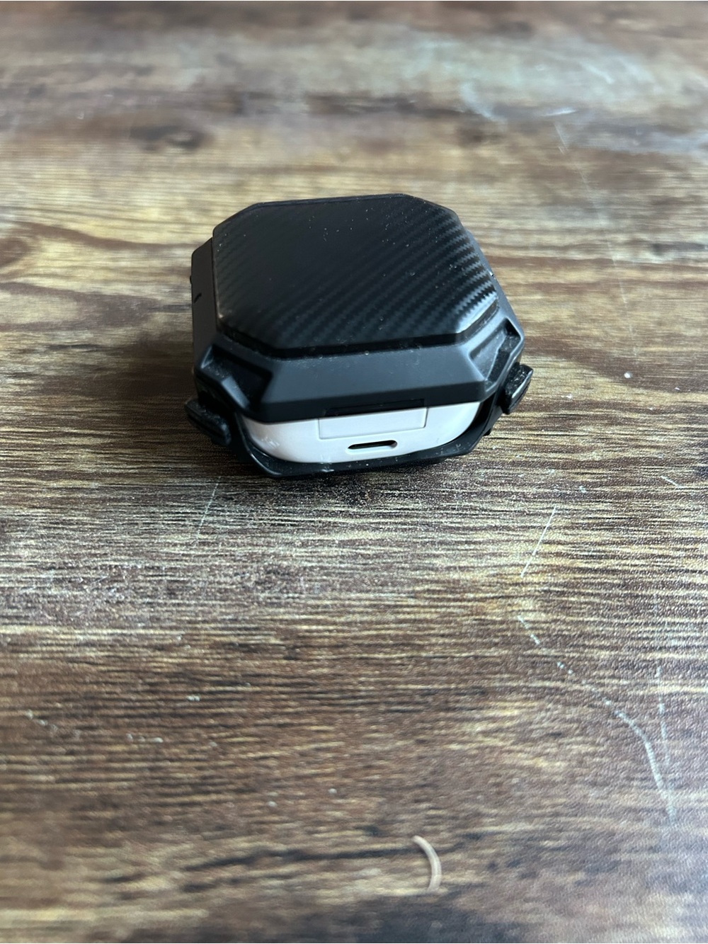 OTOPO Protective Case for Samsung Galaxy Buds, featuring a black hybrid design